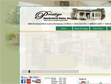 Tablet Screenshot of prestigemh.com
